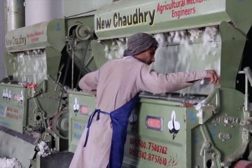 Pabrik pengolahan kapas mulai beroperasi di Mazar-i-Sharif