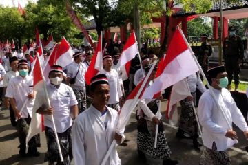Pekalongan gelar Kirab Merah Putih rayakan HUT ke-77 TNI