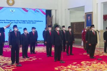 Presiden Jokowi lantik anggota Dewas dan Badan Pelaksana BPKH