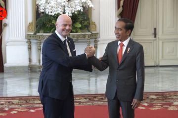 Presiden Jokowi sebut FIFA akan berkantor di Indonesia