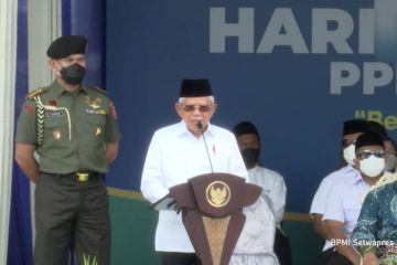 Wapres serukan santri wujudkan Indonesia emas 2045