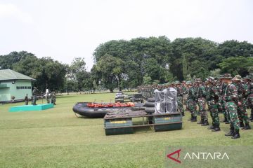Yonif Mekanis 201/JY siagakan pasukan untuk antisipasi bencana di DKI