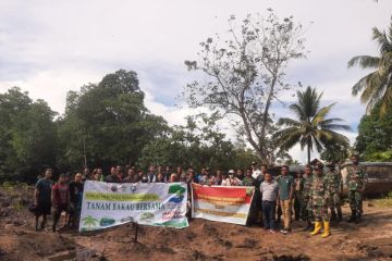Koalisi Anak Muda Kaimana gandeng TNI-Polri tanam bakau