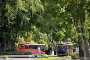 Uji coba bus listrik untuk KTT G20