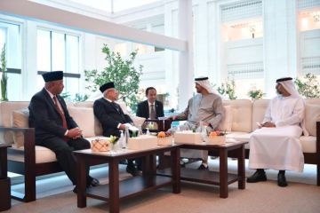 Wapres lakukan pertemuan bilateral dengan Presiden UAE