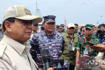 Prabowo bertekad terus perkuat TNI Angkatan Laut