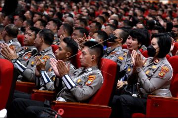 Polisi mendapat pelatihan jelang KTT G20