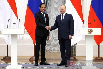 Putin, Jokowi berdiskusi tentang KTT G20 mendatang