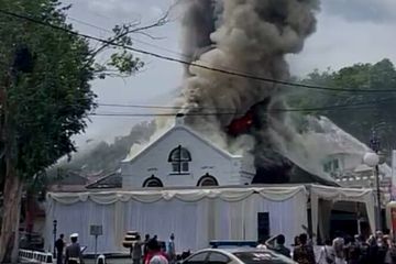 Kebakaran Gedung Pusat Kebudayaan Di Sawahlunto