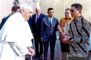 Ketua Umum Kadin bertemu Paus Fransiskus bicara G20 & perubahan iklim