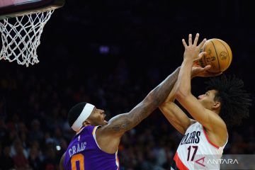 NBA : Phoenix Suns menang 102-82 atas Portland Trail Blazers