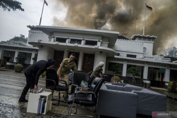 Kebakaran di komplek Pemkot Bandung