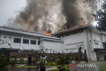 Kebakaran Gedung Bappelitbang Pemkot Bandung