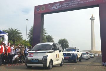 Wuling Air EV ikut serta dalam Touring KBLBB Jakarta-Bali