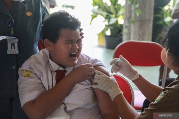 Bulan imunisasi Anak Sekolah di Palangkaraya