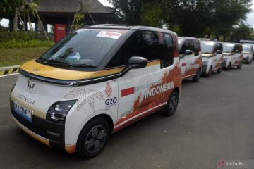 Mobil listrik sebagai kendaraan resmi KTT G20 di Bali