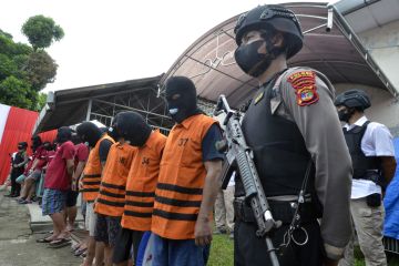 Pemusnahan barang bukti narkoba Polda Lampung