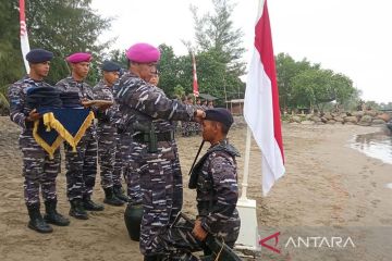 Puluhan prajurit TNI AL jalani pembaretan