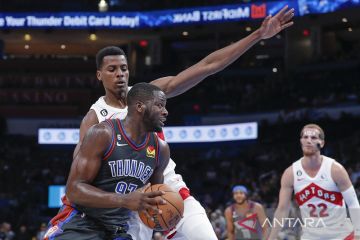 Thunder jinakkan Raptors sembari putus rentetan empat kekalahan