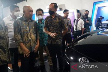 Toyota bZ4X tampil perdana ke hadapan publik di PKBLBB 2022 Bali