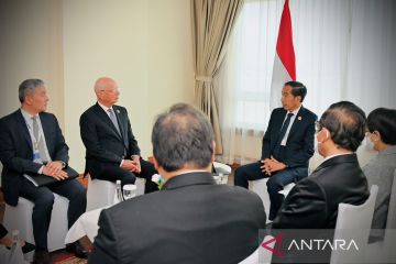 Presiden Jokowi temui Executive Chairman WEF Klaus Schwab