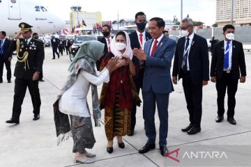 Presiden Jokowi beserta rombongan bertolak pulang dari Kamboja