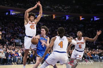 Akurasi tembakan gemilang antar Thunder bekuk Knicks 145-135