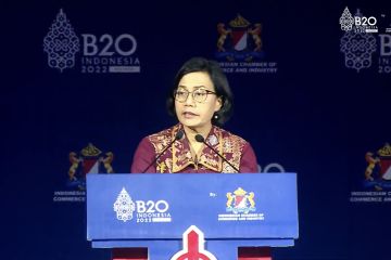 Sri Mulyani: Forum B20 Presidensi RI lunakkan ketegangan geopolitik