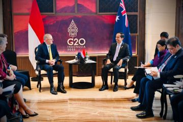 Presiden Jokowi apresiasi dukungan Australia untuk G20 Indonesia