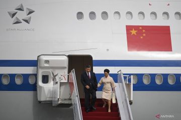 Presiden China Xi Jinping tiba di Bali