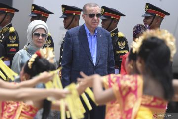 Presiden Turki tiba di Bali