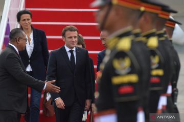 Kedatangan Presiden Prancis Emmanuel Macron di Bali