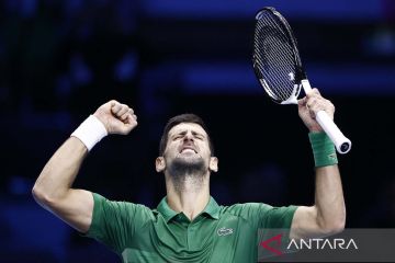 ATP Finals Turin: Novak Djokovic kalahkan Stefanos Tsitsipas