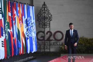Rishi Sunak, Justin Trudeau dan Erdogan tiba di KTT G20