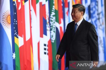 Presiden China Xi Jinping tiba di lokasi KTT G20 Indonesia