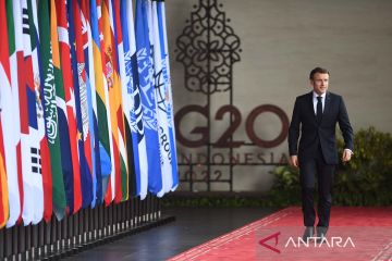 Presiden Prancis Emmanuel Macron hadiri KTT G20 Indonesia