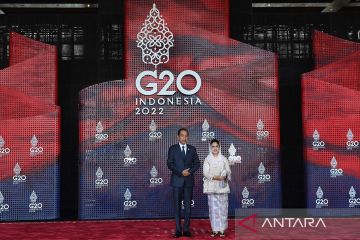 Presiden Joko Widodo tiba di lokasi KTT G20 Indonesia