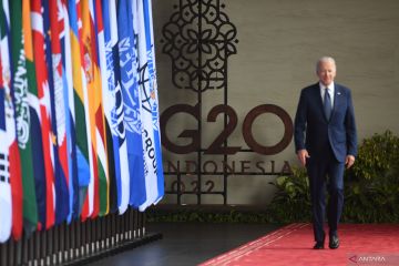 Presiden Biden tiba paling akhir di KTT G20