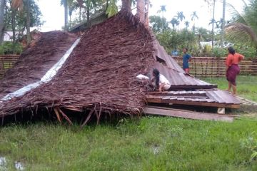 BPBD: Lima rumah di Aceh Timur rusak diterjang puting beliung