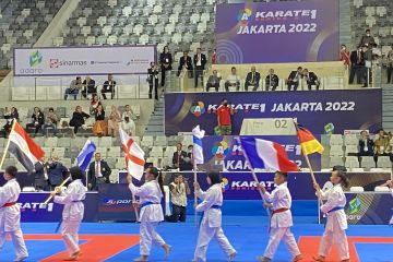 Karate 1 Series A Jakarta momen atlet tingkatkan kualitas