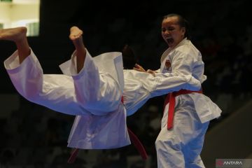 Indonesia raih tiga emas kejuaraan Karate 1 Series A Jakarta 2022