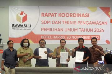 Bawaslu - AMSI Kalbar jalin kerjasama pengawasan Pemilu 2024