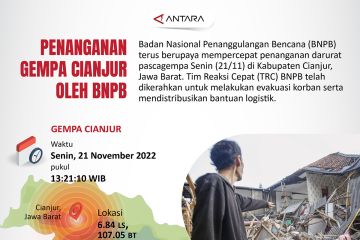 Penanganan gempa Cianjur oleh BNPB