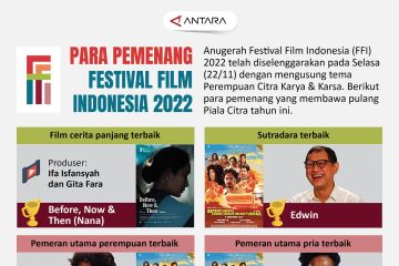 Para pemenang Festival Film Indonesia 2022