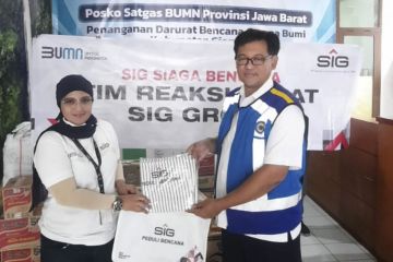 SIG salurkan bantuan untuk korban bencana gempa bumi Cianjur