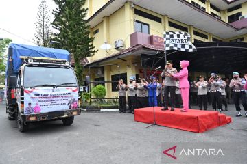 Polda Kalsel kirim bantuan sembako untuk korban gempa Cianjur