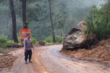 Polisi: Jalur selatan Garut yang sempat tertutup longsor sudah normal