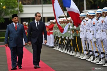 Menhan terima kunjungan Menteri Angkatan Bersenjata Prancis