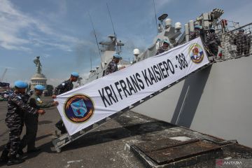Pemberangkatan Maritime Task Force TNI Konga XXVIII-N/UNIFIL