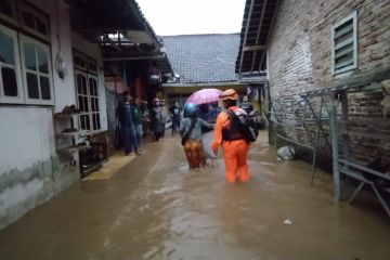 Ratusan rumah warga di dua kecamatan di Jember terendam banjir
